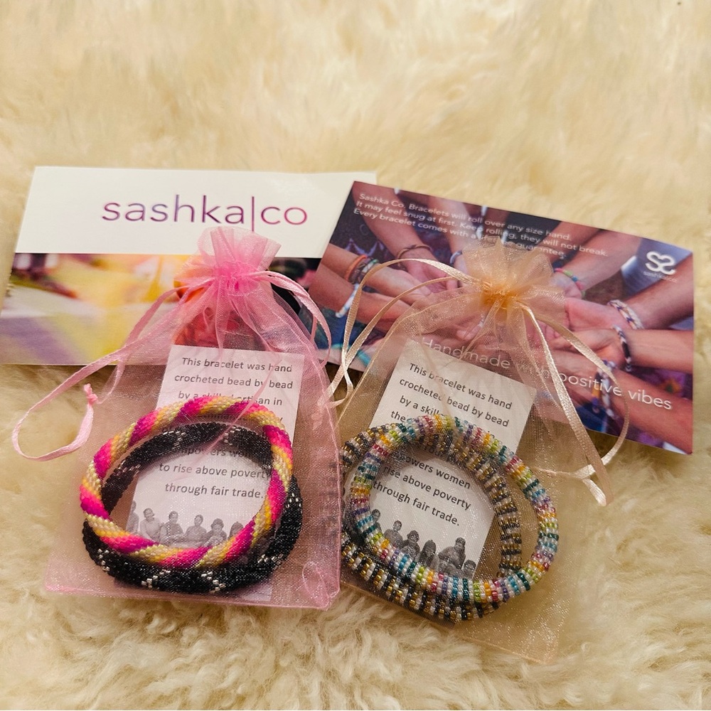 Sashka Co. Four Beaded Bracelets Bundle